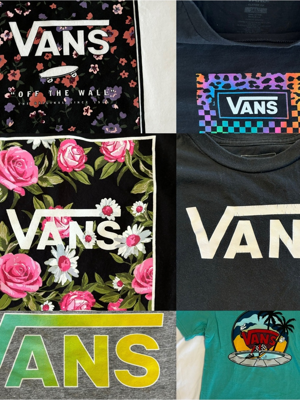 Vans Kids Graphic Logo T-Shirt Lot Various Sizes S–XL